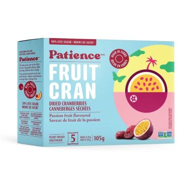 Canneberges séchées à saveur de fruit de la passion