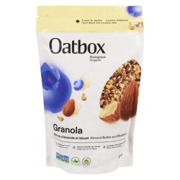 Granola beurre d'amande et bleuet biologique