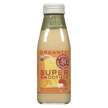 Super smoothie la mangue merveilleuse végétalien biologique 