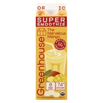 Super smoothie la mangue merveilleuse végétalien biologique