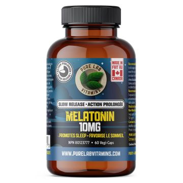 Mélatonine 10 mg à libération lente - Sommeil