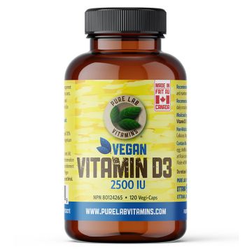 Vegan vitamine D3 2500 UI - Os