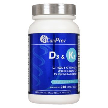 Vitamins D3 1 000 IU and K2 120 mcg - Bones