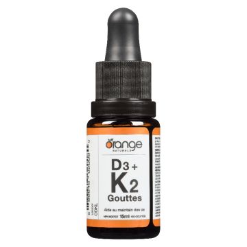 Vitamines D3 + K2 orange - Os