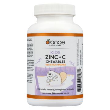Kids Zinc + C Chewable Orange - Immunity