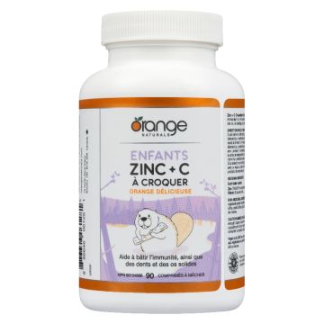 Zinc + C à croquer pour enfants orange - Immunité