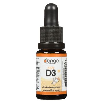 Orange Flavour Vitamin D3 400 IU - Children Health