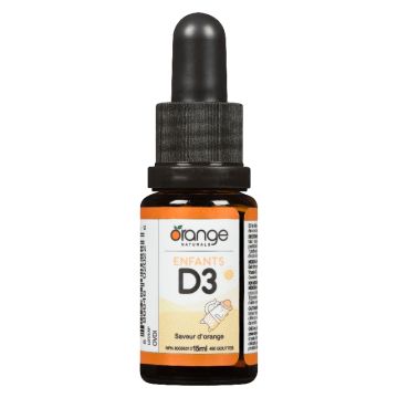 Vitamine D3 400 UI saveur orange - Santé des enfants