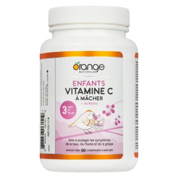 Vitamine C à mâcher + sureau enfants 3 ans et plus - Rhume et grippe