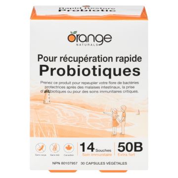 Récupération rapide probiotiques 50B - Digestion