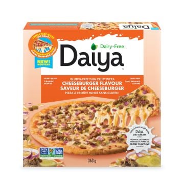 Gluten Free Thin Crust Cheeseburger Pizza