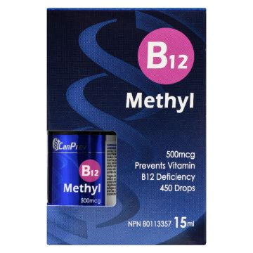 Vitamin B12 Methyl Drops 500 mcg - Energy