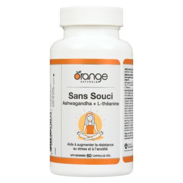 Sans souci Ashwagandha et L-théanine - Stress et anxiété
