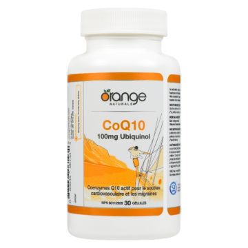 CoQ10 100 mg Ubiquinol - Santé cardiovasculaire