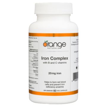 Iron Complex 20 mg with Vitamins B and C - Anemia