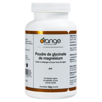 Glycinate de magnésium 200 mg os et muscles 90 portions