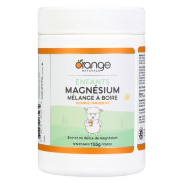 Kids Magnesium Drink Mix Orange Tangerine Bones and Muscles