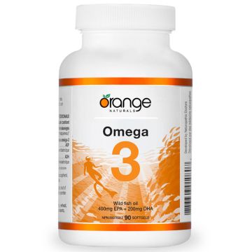 Omega-3 Fish Oil EPA 400 mg DHA 200 mg - Heart and Cognitive Health