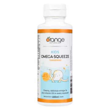 Omega-3 with Vitamin D3 Tangerine for Kids - Cognitive health