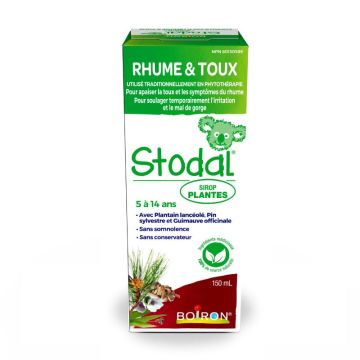 Sirop Stodal rhume et toux enfants 5 à 14 enfants - Phytothérapie
