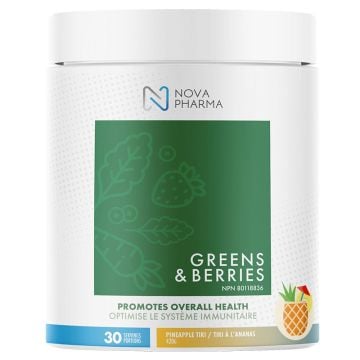 Greens and Berries ananas système immunitaire 30 portions