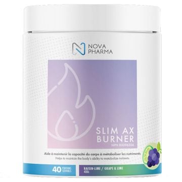 Slim AX Burner Grape Lime Energy 40 Servings