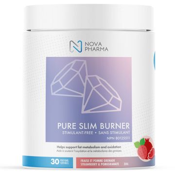 Pure Slim Burner Strawberry Apple Pomegranate Fat Oxidation 30 Servings