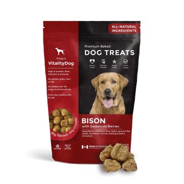 Bison and Saskatoon Berry Treats for Dogs