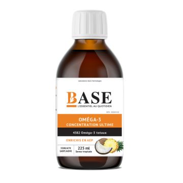 Oméga-3 enrichis en AEP 3380 mg saveur tropical - Acides gras
