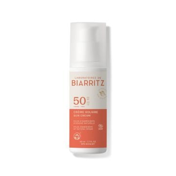 Crème solaire visage SPF 50 biologique