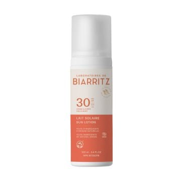 Lait solaire corps et visage SPF 30 biologique
