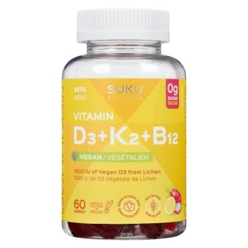 Multivitamines D3+K2+B12 saveur fruit du dragon et citron - Système immunitaire
