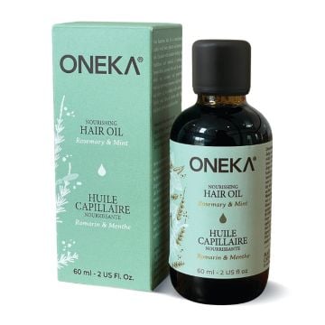 Huile capillaire nourrissante romarin et menthe