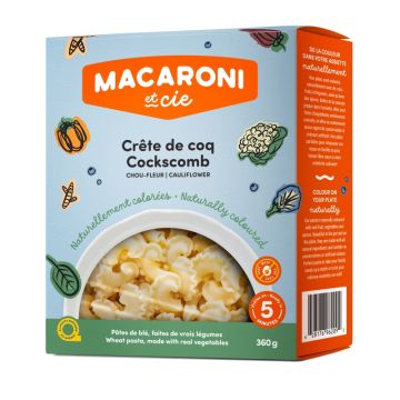 Pâte crète de coq au chou-fleur