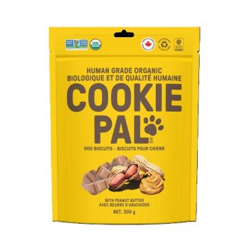 Biscuit  pour chien saveur beurre d'arachide biologique