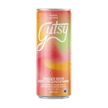 Sparkling and Alive Beverage Organic Ginger Beer Guava