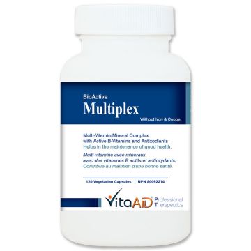 Bio-Active Multiplex sans fer ni cuivre - Antioxydant