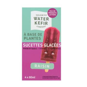 Sucette glacée raisin probiotique  