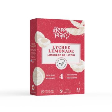 Barre glacée limonade litchi végétalien