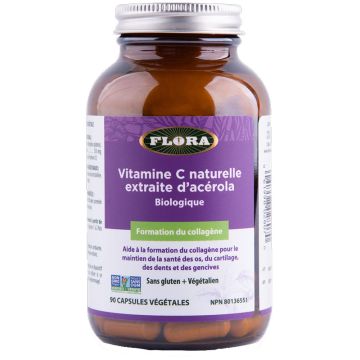 Vitamine C extraite d'acérola biologique - Collagène