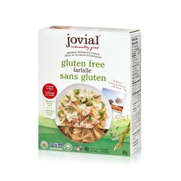 Pâte farfalle riz brun sans gluten biologique