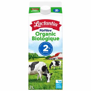 Organic Partially Skimmed Milk 2% M.F.