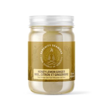 Gel mousse de mer miel citron gingembre