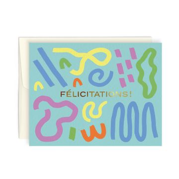 Carte de voeux Félicitations  