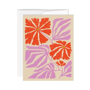 Carte de voeux Jardin anglais