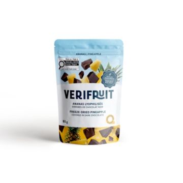 Ananas lyophilisés enrobés de chocolat noir