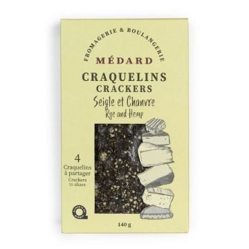 Craquelins seigle et chanvre