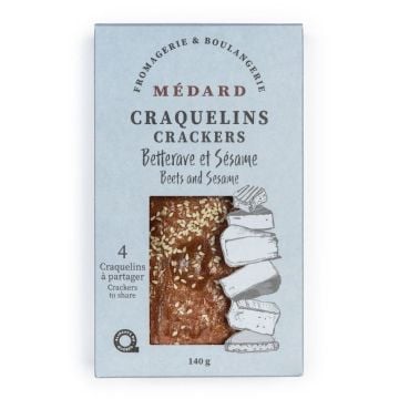 Craquelins betterave et sésame