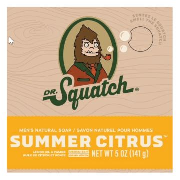 Summer Citrus Natural Soap for Men