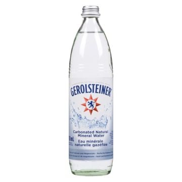 Eau minérale naturelle gazéifiée